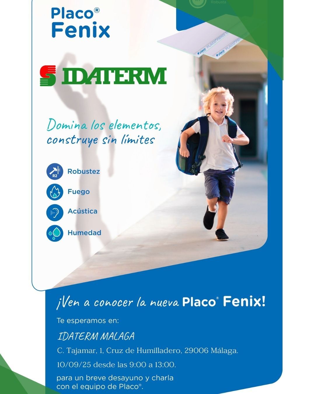 Placo Fenix charla tecnica en Idaterm