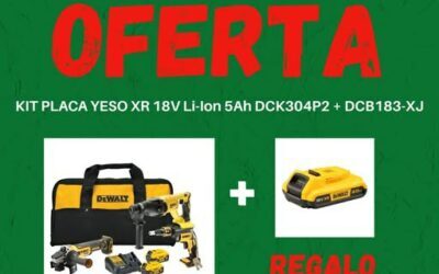 ¡OFERTA ESPECIAL! Kit DeWalt XR 18V Li-IonW + 1 batería extra DCB183-XJ