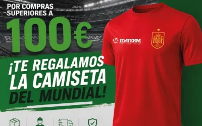 En IDATERM premiamos tu pasión: ¡Llévate GRATIS la camiseta edición especial del Mundial!