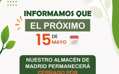 Aviso de festividad: San Isidro en Idaterm Madrid