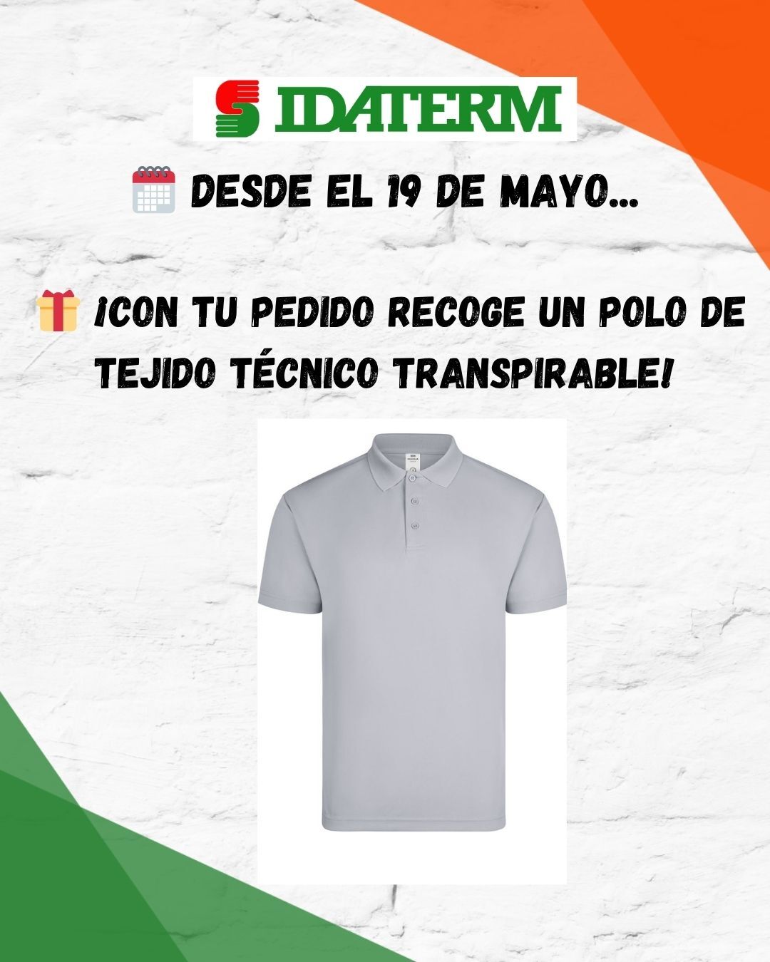 regalo polo de tejido transpirable con cualquier pedido