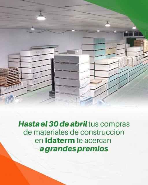 imagen almacén idaterm lleno de materiales