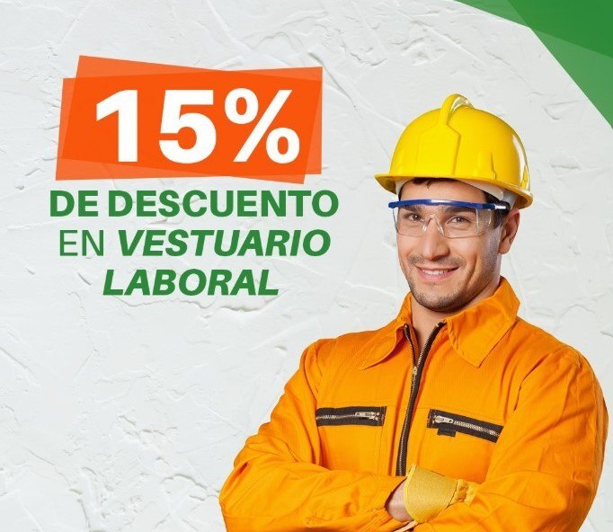 ¡Prepárate para el trabajo con estilo y ahorro! 15% de descuento en vestuario laboral