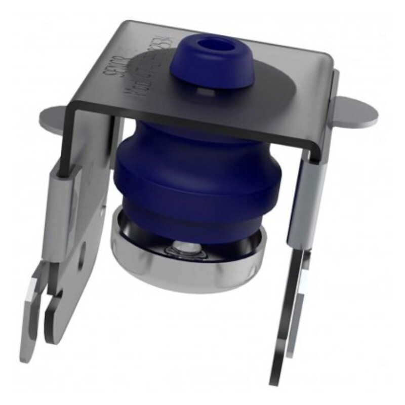 Aislador Acústico SE-47 Azul de SENOR, diseñado para techos, fabricado con goma avanzada y materiales renovados.