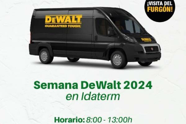 Furgoneta DeWalt: Demostraciones, ofertas y mucho más en tu almacén Idaterm