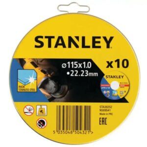 LATA 10 DISCOS ACERO 115 -STANLEY