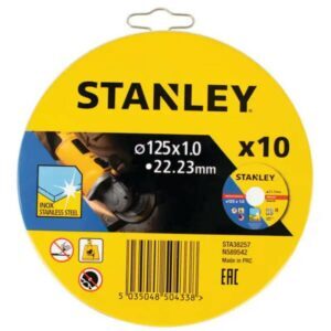 LATA 10 DISCOS ACERO 125 -STANLEY