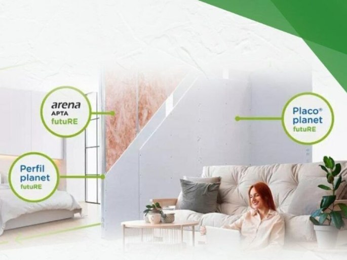 ¡Construye un futuro sostenible con la Placa de Yeso Laminado Planet Future de Saint-Gobain Placo!