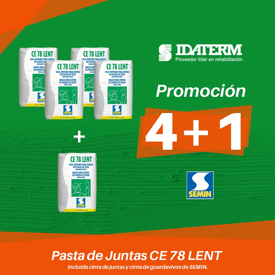 Pasta de Juntas CE 78 LENT: ¡También en 4+1!