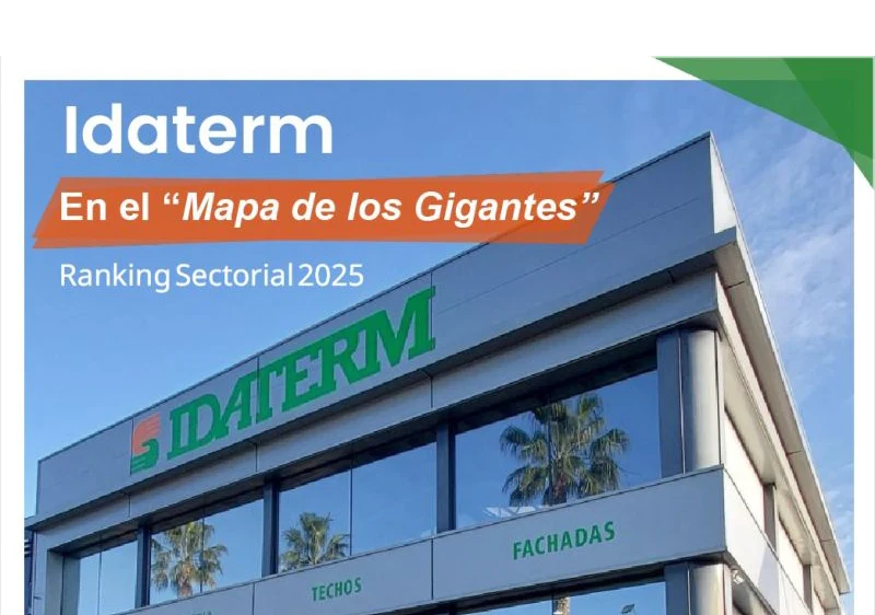 Idaterm se consolida en el Top 10 del «Mapa de los Gigantes» de la Construcción en España